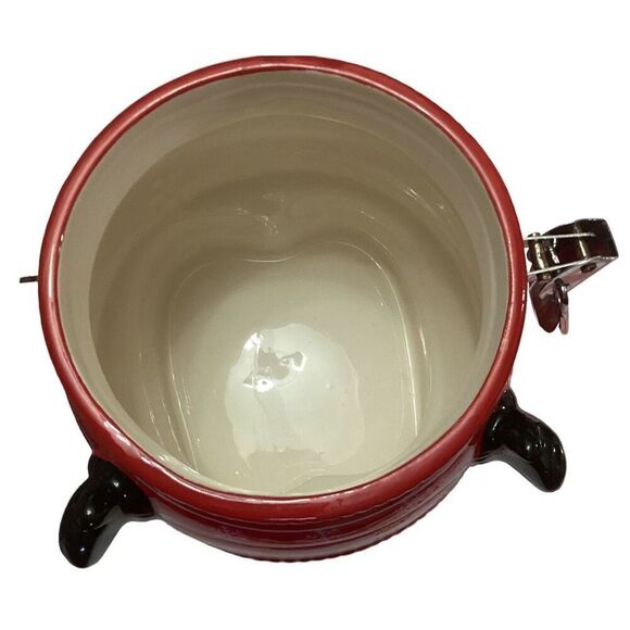 Swiss Miss Christmas Ceramic Polar Bear Canister Cookie Jar Holiday Jar - Picture 6 of 8